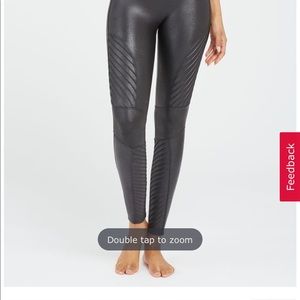 Spanx Moto Leather Leggings